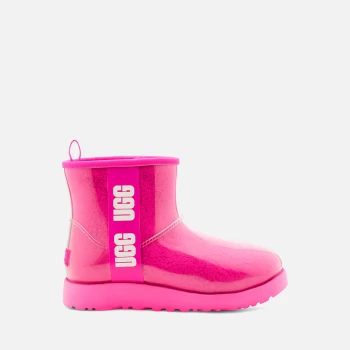 Image of UGG Kids Classic Clear Mini Waterproof Boots II - Taffy Pink - UK 13 Kids