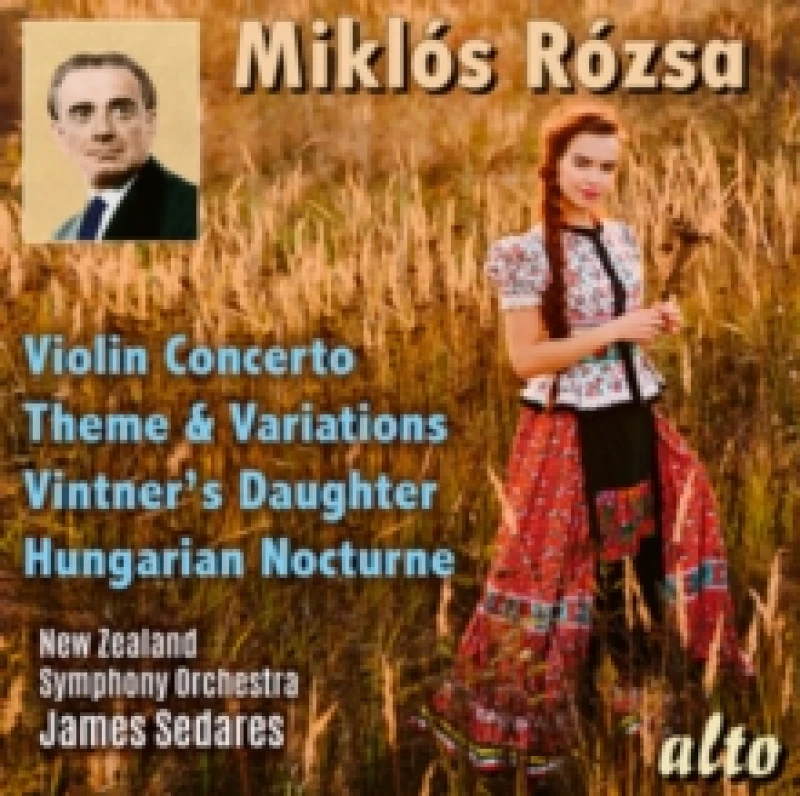 Image of Miklos Rozsa: Violin Concerto/Theme & Variations/... CD / Album