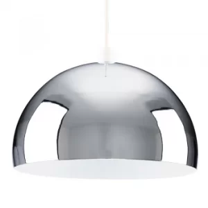 Image of Curva Pendant Shade in Chrome