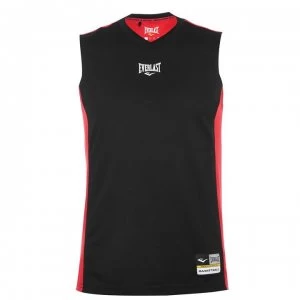 Image of Everlast Basketball Jersey Mens - Black/Red