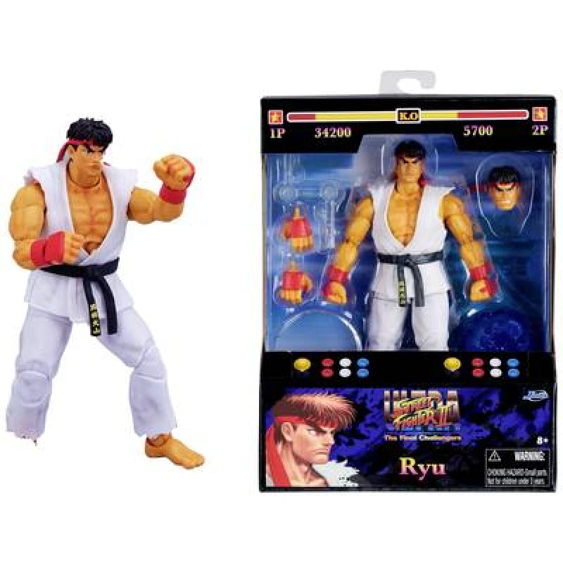 Image of JADA TOYS Jada Toys Street Fighter II Ryu 6 Figure 253252025