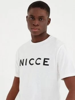 Image of Nicce Original Logo T-Shirt, White, Size S, Men