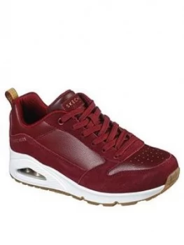 Image of Skechers Uno Trainer - Dark Red