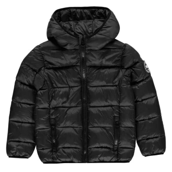 Image of SoulCal Micro Bubble Hooded Coat Infant Boys - Black