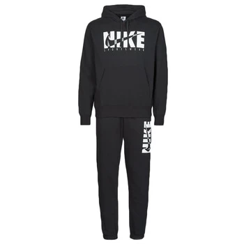 Image of Nike M NSW SPE GX FLC TRK SUIT mens in Black - Sizes S,M,L,XL,XS