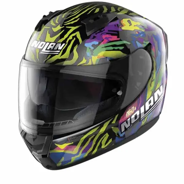 Image of Nolan N60-6 BARRIO 068 Metal Black Multicolor Full Face Helmet Size XL