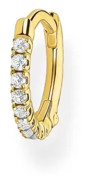 Image of Thomas Sabo CR658-414-14 18k Yellow Gold Single Hoop Earring Jewellery