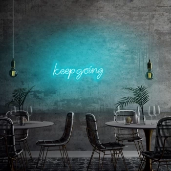 Image of Keep Going - Blue Blue Wall Lamp