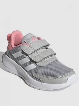 Image of adidas Kids Unisex Tensaur Run Trainers - Grey/White, Size 1