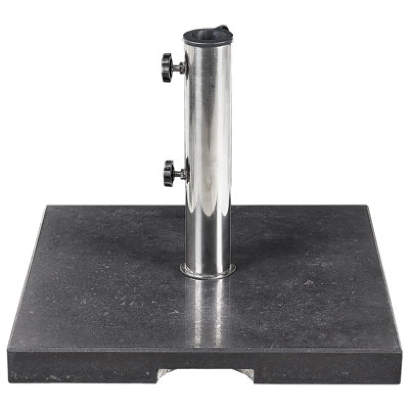 Image of Beliani Parasol Base Ceggia Black Square 25 Kg