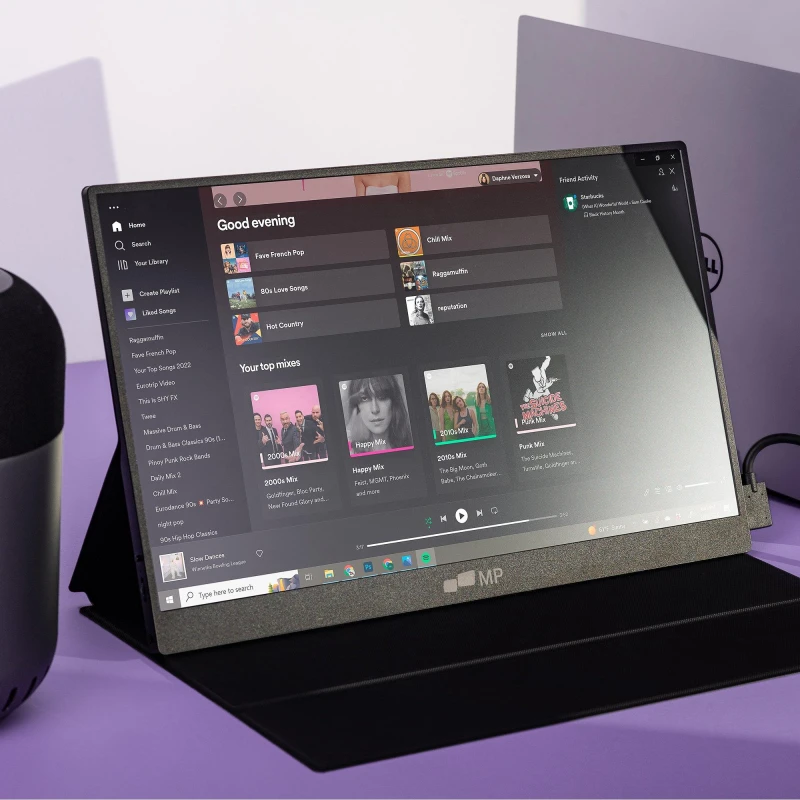 Image of MobilePixel Mobile Pixels Fold 15.6 IPS Full HD 1080p Portable USB-C Monitor Black unisex One Size