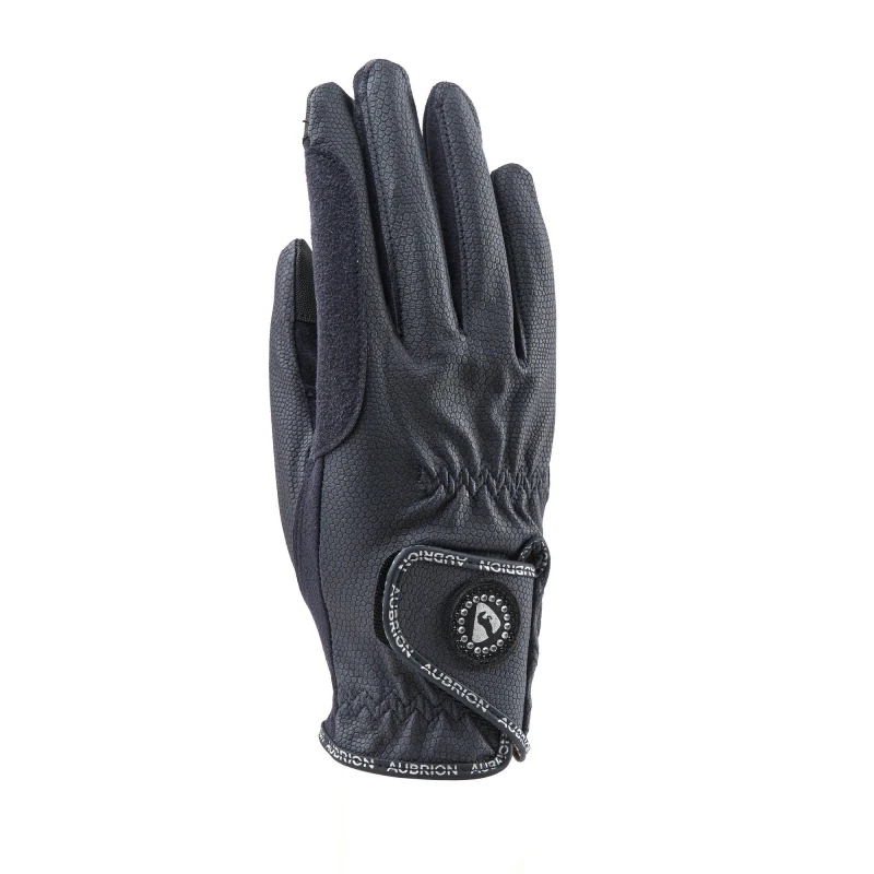 Image of Aubrion Aachen Riding Gloves in Navy Size: Small Navy Unisex S