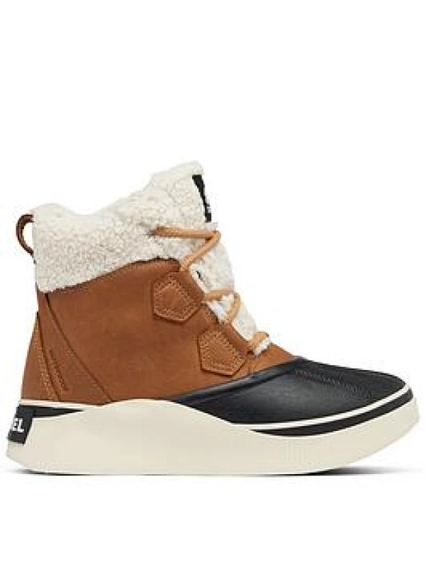 Image of Sorel Womens Out N About IV Chillz WP Waterproof Ankle Boots Brown Black - UK 5 Brown female ES3864TAF5