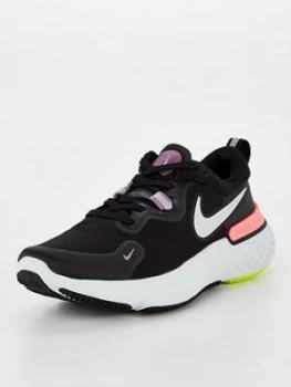 Image of Nike React Miler - Black/Grey/Pink , Black/Grey/Pink, Size 7, Women