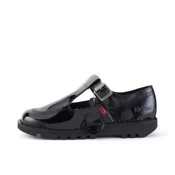 Image of KICKERS KICK T BAR PATL AF BLK - 6