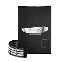 Image of CableMod RT-Series Pro ModMesh Sleeved 12VHPWR Dual Cable Kit for ASUS and Seasonic (Black / White)