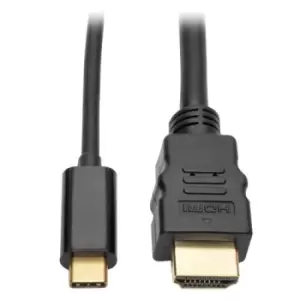 Image of Tripp Lite U444-006-H USB-C to HDMI Active Adapter Cable (M/M) 4K Black 6 ft. (1.8 m)