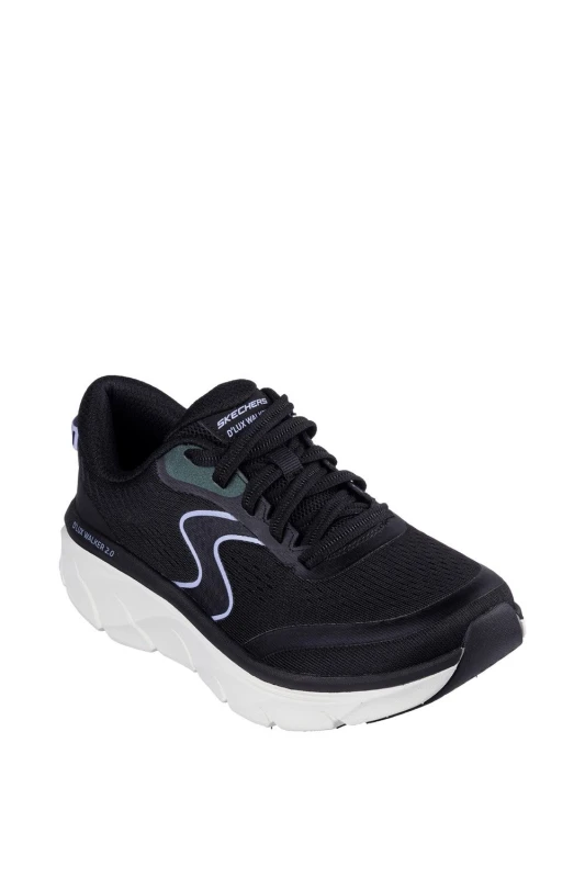 Image of Skechers D'Lux Walker 2.0 Active Pace Runners Womens - Black 6