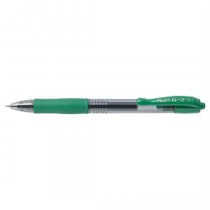 Image of Pilot G207 Gel Retractable 0.7 Green Pack 12 31116PT