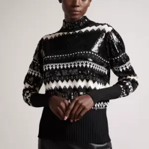 Image of Ted Baker Womens Limara Jumper - Black - UK 12