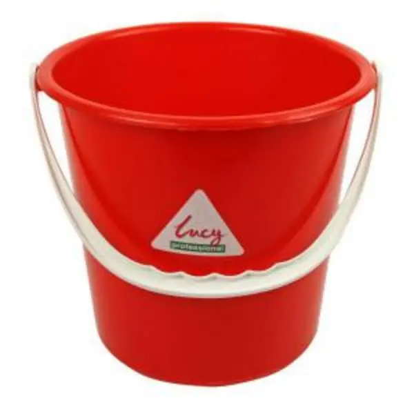 Image of ValueX ValueX Plastic Bucket 10 Litre With Handle Red - 0907014 0907014