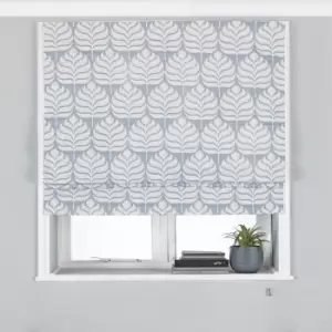 Image of Horto Blue Blackout Roman Blind Blue