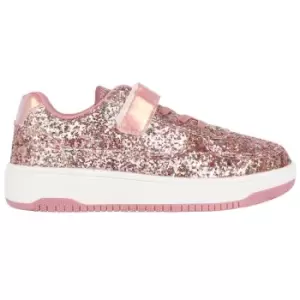 Image of Fabric Via Childrens Trainers - Pink