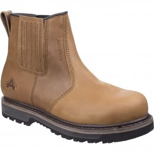 Image of Amblers Mens Safety As232 Safety Boots Tan Size 8