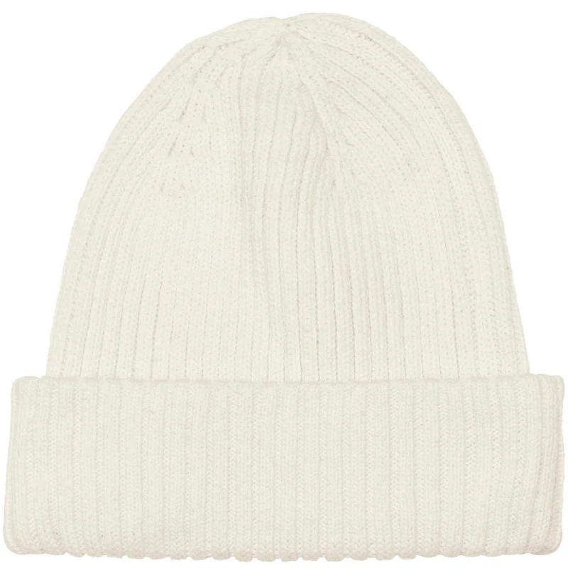 Image of Native Spirit Mens Wide Cuff Beanie in Ivory Ivory Male One Size