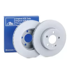 Image of ATE Brake disc 24.0124-0300.1 Brake rotor,Brake discs MERCEDES-BENZ,C-Klasse T-modell (S205),C-Klasse Limousine (W205),C-Klasse Coupe (C205)