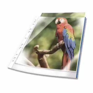 Image of Durable 265506 filing pocket A4 Blue, Transparent 25 pc(s)