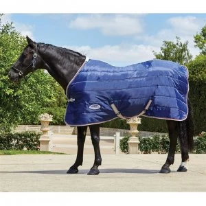 Image of Weatherbeeta ComFiTec 210D Channel Quilt Medium Lite - Navy/Silver/Red