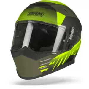 Image of Simpson Venom Army Matt Black Fluo Yellow M