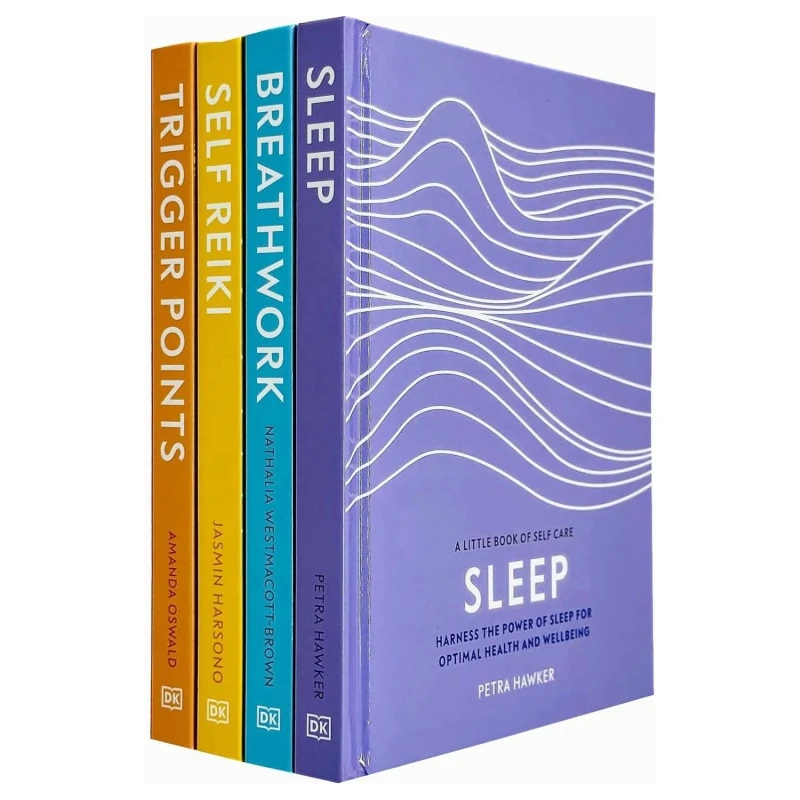 Image of A Little Book of Self Care Collection 4 Books Set (Sleep, Breathwork, Self Reiki & Trigger Points) By Petra Hawker PhD Petra Hawker PhD Books