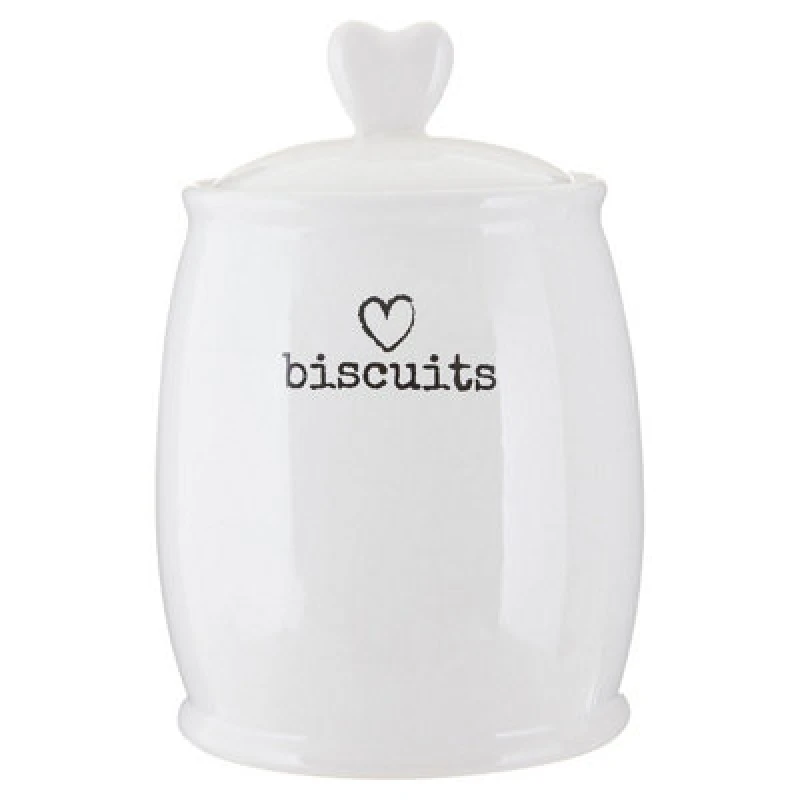 Image of Premier Housewares Maison by Premier Charm Biscuit Canister White