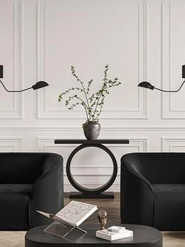 Image of SO'HOME Eli Japandi Console Table Black ONE SIZE