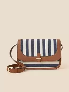 Image of Accessorize Stripe Cross-Body Bag