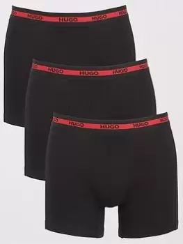 Image of HUGO Bodywear Boxer Brief (3 Pack) - Black, Size L, Men