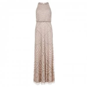 Image of Adrianna Papell Maxi Dress - Nude