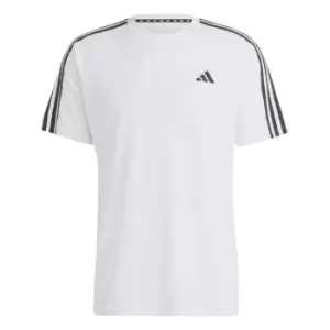 Image of adidas Train Essentials 3-Stripes Training T-Shirt Mens - White