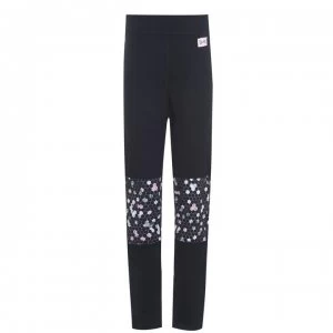 Image of USA Pro Little Mix Panel Tights Junior Girls - Black/Geo (JT)