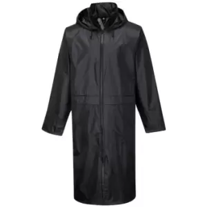 Image of S438BKRS - sz S Classic Adult Rain Coat - Black - Black - Portwest