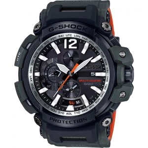 Image of Casio G-SHOCK GRAVITYMASTER 200M Water Resistance Bluetooth GPS Watch GPW-2000-3A - Green and Orange