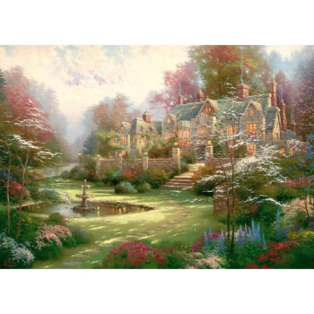 Image of Thomas Kinkade: Gardens beyond Spring Gate Jigsaw Puzzle - 2000 Pieces