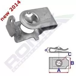 Image of ROMIX Clip C60701 AUDI,A4 Avant (8K5, B8),A6 Avant (4F5, C6),Q5 (8RB),A4 Limousine (8K2, B8),A5 Sportback (8TA),A6 Limousine (4F2, C6),A5 Coupe (8T3)