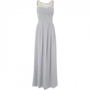 Image of Little Mistress Beaded Top Maxi Dress - Grey
