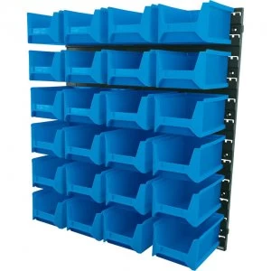 Image of Draper 24 Bins Large Wall Storage Unit