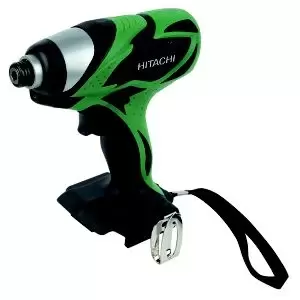 Image of Hitachi 18V Cordless Impact Driver Wh18Dsal/l4 Black & Green