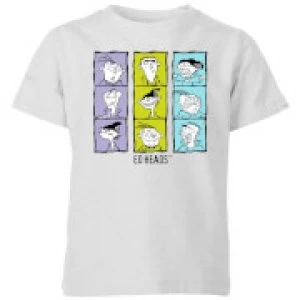 Image of Ed, Edd n Eddy Heads Kids T-Shirt - Grey - 9-10 Years