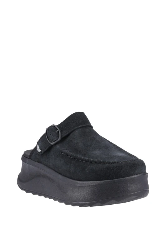 Image of HEYDUDE Womens Delray Clog in Black Size: 4 Black Female 4